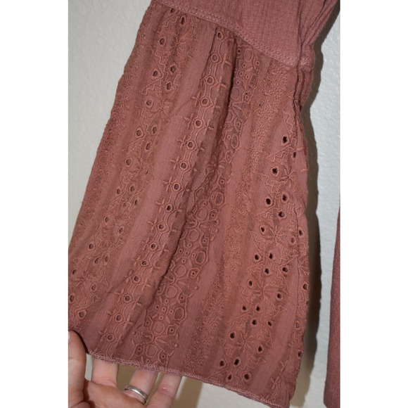 Free People Parisian Nights Rose Top Size S - Picture 6 of 6